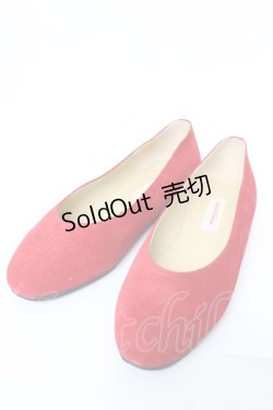 画像1: WONDERFUL WORLD / スウェード調パンプス M 赤 Y-25-11-30-043-LO-SH-SZ-ZY