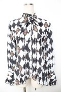 ATELIER PIERROT / Diamond Circus ブラウス  白 Y-25-11-30-047-EL-BL-SZ-ZY