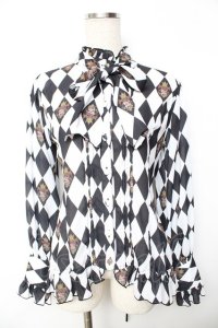 ATELIER PIERROT / Diamond Circus ブラウス  白 Y-25-11-30-047-EL-BL-SZ-ZY