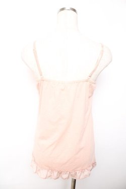 画像2: axes femme / サテンbigリボンキャミソール M 淡ピンク Y-25-11-30-048-AX-TO-SZ-ZY