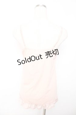 画像2: axes femme / サテンbigリボンキャミソール M 淡ピンク Y-25-11-30-048-AX-TO-SZ-ZY