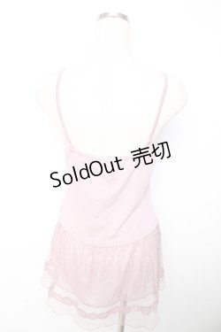 画像2: axes femme / レース重ねキャミ M アワピンク Y-25-11-30-049-AX-TO-SZ-ZY