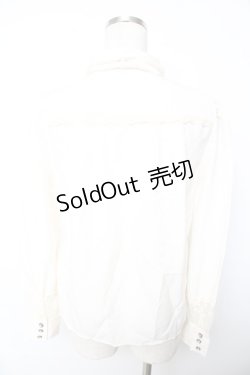 画像2: axes femme Kawaii / ヨークタックブラウス M 生成り Y-25-11-30-050-AX-BL-SZ-ZS