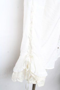 画像3: axes femme kawaii / リボンブローチ付姫袖ブラウス M 白 Y-25-11-30-053-AX-BL-SZ-ZY