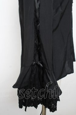 画像3: axes femme kawaii / リボンブローチ付姫袖ブラウス M 黒 Y-25-11-30-063-AX-BL-SZ-ZY