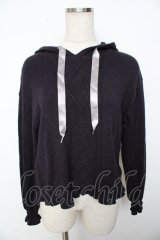 axes femme / フーディーニットプル  紺 Y-25-11-30-073-AX-TO-SZ-ZY