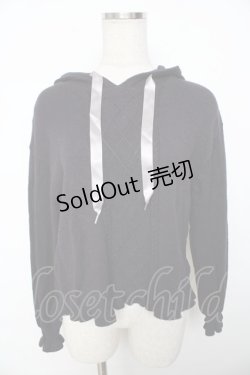 画像1: axes femme / フーディーニットプル  紺 Y-25-11-30-073-AX-TO-SZ-ZI