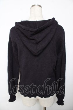 画像2: axes femme / フーディーニットプル  紺 Y-25-11-30-073-AX-TO-SZ-ZY