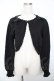 画像1: m petit by misako / AM*リボンニットボレロ M 中黒 Y-25-11-30-083-LO-TO-SZ-ZY (1)