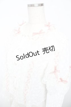 画像3: Aurora＆Ariel / フラワーレースブラウス XL 白×ピンク Y-25-11-30-086-LO-BL-SZ-ZY