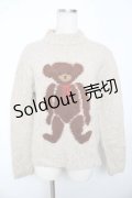 ATSUKI A.O. ONISHI / テディハイネックニット F ベージュ Y-25-11-30-090-LO-TO-SZ-ZY