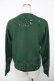 画像2: powder / バラモチーフカーディガン F グリーン Y-25-11-30-095-LO-TO-SZ-ZY (2)