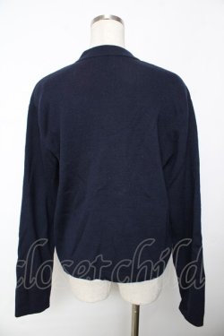 画像2: powder / スタンドカラーZIPニットパーカー F 紺 Y-25-11-30-100-LO-TO-SZ-ZY