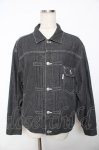 画像1: powder / ソフトデニムジャケット F 黒 Y-25-11-30-105-LO-JA-SZ-ZS (1)