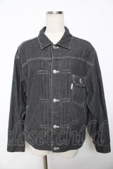 powder / ソフトデニムジャケット F 黒 Y-25-11-30-105-LO-JA-SZ-ZY
