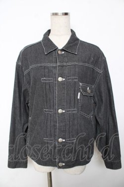 画像1: powder / ソフトデニムジャケット F 黒 Y-25-11-30-105-LO-JA-SZ-ZY