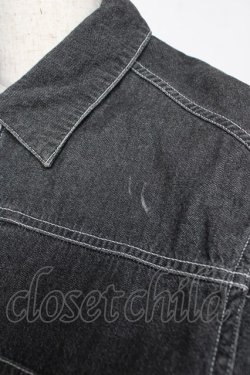 画像3: powder / ソフトデニムジャケット F 黒 Y-25-11-30-105-LO-JA-SZ-ZY