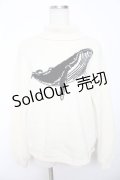 powder / クジラ刺繍ハイネックセーター F アイボリー Y-25-11-30-106-LO-TO-SZ-ZY