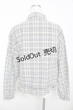 画像2: powder / チェック柄ジャケット F 黒ベース Y-25-11-30-108-LO-JA-SZ-ZY