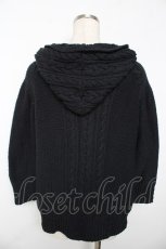 画像2: powder / フーディニットトップス F 黒 Y-25-11-30-109-LO-JA-SZ-ZT613 (2)