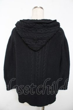 画像2: powder / フーディニットトップス F 黒 Y-25-11-30-109-LO-JA-SZ-ZY