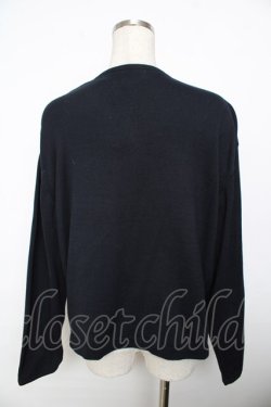 画像2: powder / Vネックカーディガン F 紺 Y-25-11-30-113-LO-TO-SZ-ZY