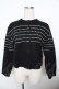 画像1: powder / ステッチウールカーディガン F 黒 Y-25-11-30-114-LO-TO-SZ-ZY (1)