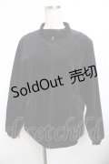 powder / ベルベットZIPブルゾン M 黒 Y-25-11-30-116-LO-JA-SZ-ZY