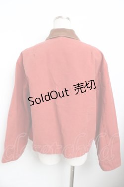 画像2: powder / クジラ刺繍ZIPジャケット F 赤 Y-25-11-30-118-LO-JA-SZ-ZY