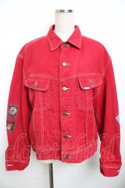 画像1: PINK HOUSE / サンタワッペンジャケット F 赤 Y-25-11-30-119-LO-JA-SZ-ZY