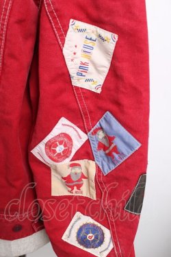 画像3: PINK HOUSE / サンタワッペンジャケット F 赤 Y-25-11-30-119-LO-JA-SZ-ZY