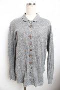 powder / マルチボタンカーディガン F グレー Y-25-11-30-124-LO-TO-SZ-ZY