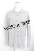 powder / マルチボタンカーディガン F グレー Y-25-11-30-124-LO-TO-SZ-ZY