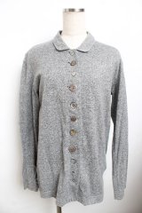 powder / マルチボタンカーディガン F グレー Y-25-11-30-124-LO-TO-SZ-ZY