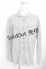 powder / マルチボタンカーディガン F グレー Y-25-11-30-124-LO-TO-SZ-ZY