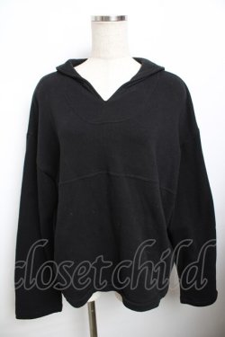 画像1: powder / セーラーカラースウェット F 黒 Y-25-11-30-128-LO-TO-SZ-ZY