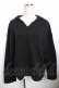 画像1: powder / セーラーカラースウェット F 黒 Y-25-11-30-128-LO-TO-SZ-ZY (1)