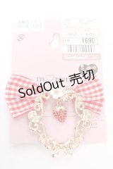 m petit by misako / AMイチゴビジューブローチ  中金 Y-25-11-30-002-LO-ZA-SZ-ZY