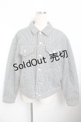 powder / ギンガム柄ナイロンジャケット F 黒 Y-25-11-30-130-LO-JA-SZ-ZY