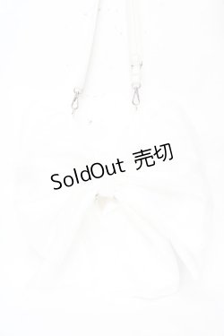 画像1: Alice Mashiro / 眞白ありす/リボンマルチWAYバッグ  白 Y-25-11-30-020-LO-BG-SZ-ZY