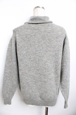 画像2: KANEKO ISAO / ロゴハイネックニット F グレー Y-25-11-30-133-EL-TO-SZ-ZY