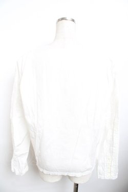 画像2: KANEKO ISAO / 縦ピンタックフリルブラウス F 白 Y-25-11-30-134-EL-BL-SZ-ZY