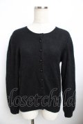 INGEBORG / ニットカーディガン  黒 Y-25-11-30-136-LO-TO-SZ-ZY