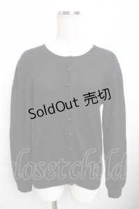 INGEBORG / ニットカーディガン  黒 Y-25-11-30-136-LO-TO-SZ-ZY