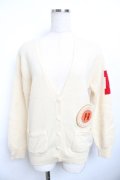 PINK HOUSE / ワッペン付きニットカーディガン F アイボリー Y-25-11-30-137-LO-TO-SZ-ZY
