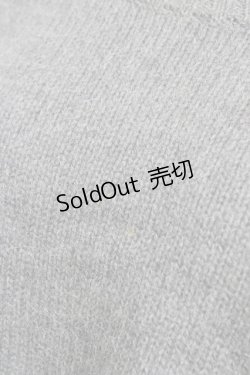 画像3: PINK HOUSE / 裾ロゴニットトップス F グレー Y-25-11-30-140-LO-TO-SZ-ZY