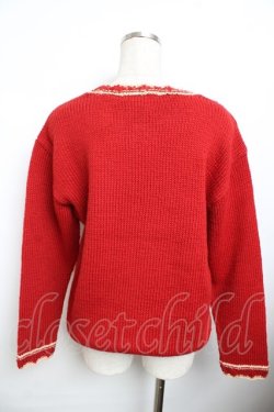画像2: WONDERFUL WORLD / collectionセーター F 赤 Y-25-11-30-141-LO-TO-SZ-ZY