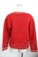 画像2: WONDERFUL WORLD / collectionセーター F 赤 Y-25-11-30-141-LO-TO-SZ-ZY (2)