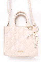 Maison de FLEUR / EC限定 リボンキルティング2wayバッグ F ライトピンク Y-25-11-30-021-LO-BG-SZ-ZY