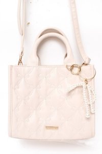 Maison de FLEUR / EC限定 リボンキルティング2wayバッグ F ライトピンク Y-25-11-30-021-LO-BG-SZ-ZY